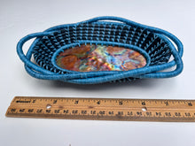 Load image into Gallery viewer, Oval Copper Bottom Pine Needle Basket