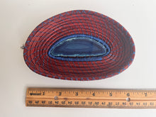 Load image into Gallery viewer, Pine Needle Basket with Blue Agate
