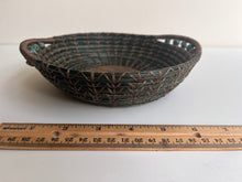 Load image into Gallery viewer, Round Pine Needle Basket with Beads