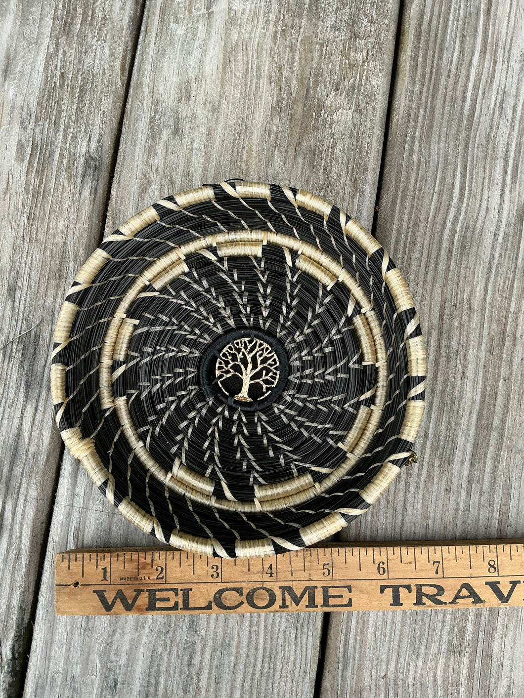 Tree of Life Pine Needle Basket
