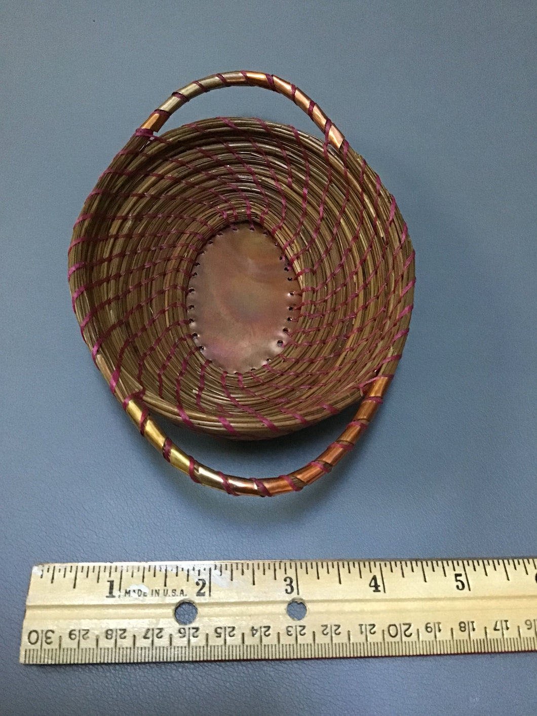 Oval Pine Needle Basket