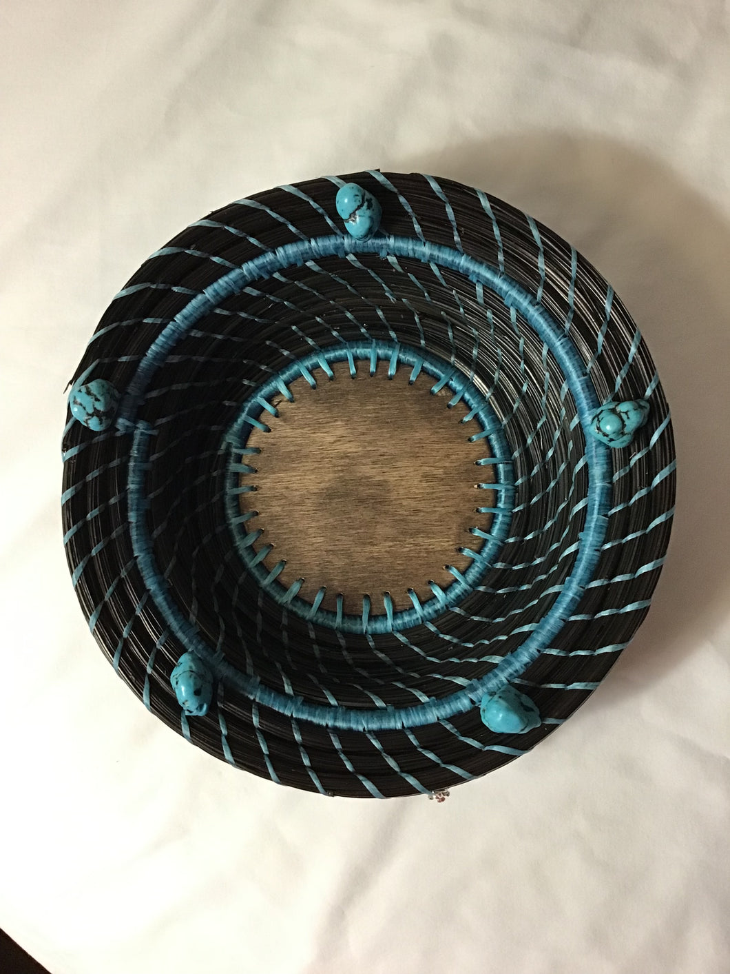 Round Pine Needle Basket