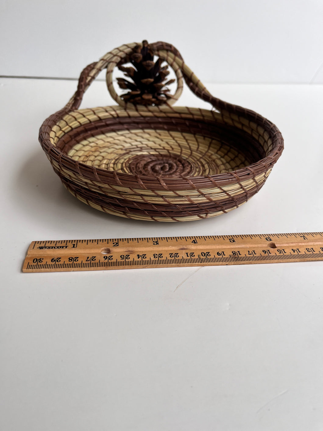 Sweetgrass and Pine Needle Basket