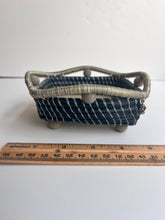 Load image into Gallery viewer, Square Pine Needle Basket with feet
