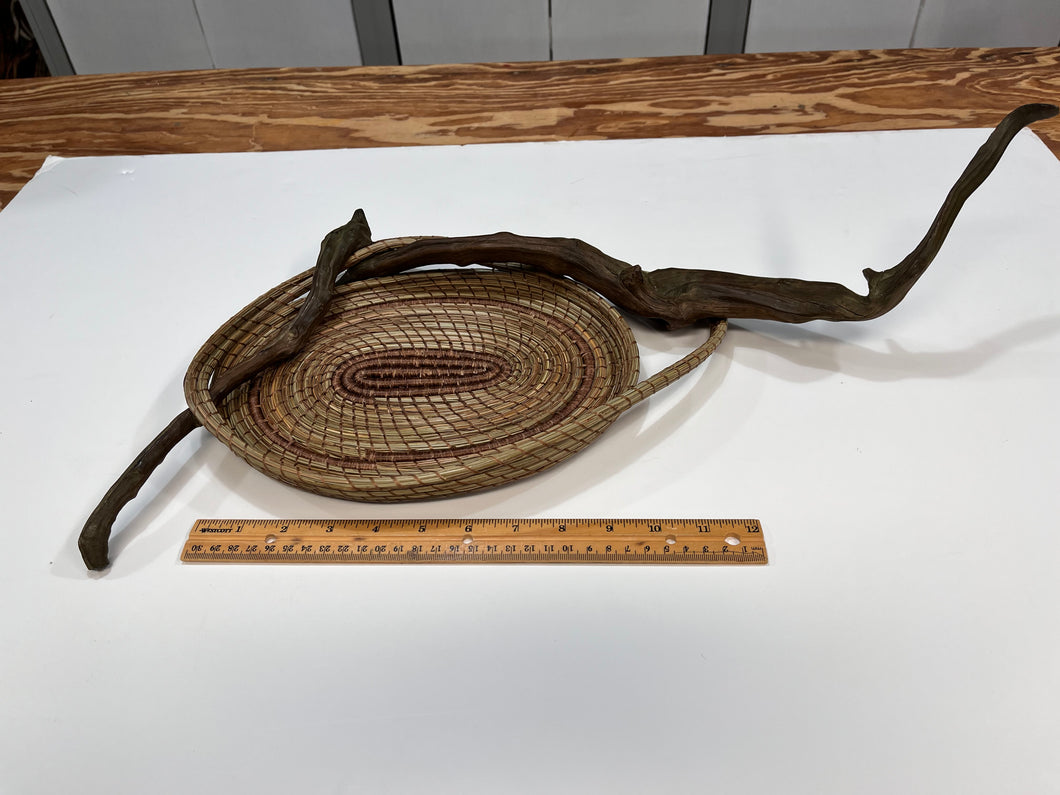 Driftwood Pine Needle Decor
