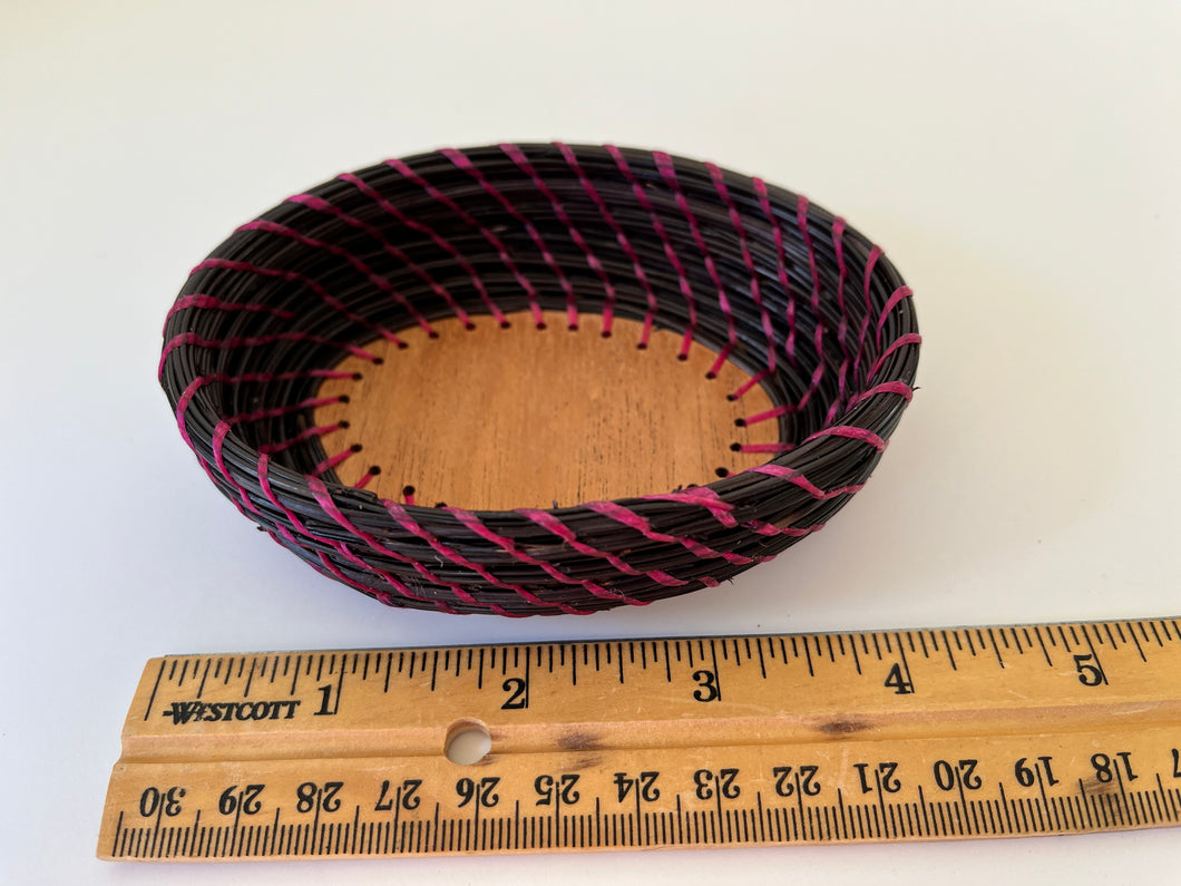 Small Oval Pine Needle Basket