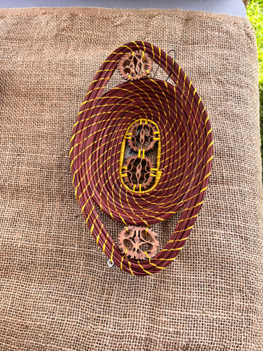 Small Pine Needle Basket – Red Earth